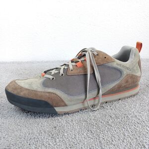 Merrell Burnt Rock Travel Suede Sneakers Mens 12 Shoes Brown J95233 NO INSOLES